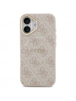 Dėklas Apple iPhone 17 Guess Gold Frame MagSafe